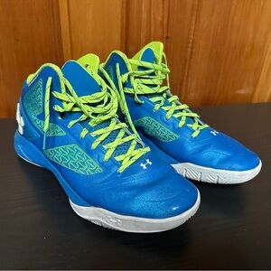 Under Armour Clutchfit Drive 2 Men's Basketball Shoes Sneakers Blue Green